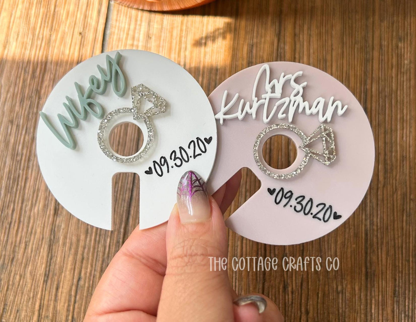 Era  name plate,Mrs Tumbler Tag, Wifey Name Plate, Future Mrs Personalized Name Plate,Tumbler Name Tag, Topper for Era