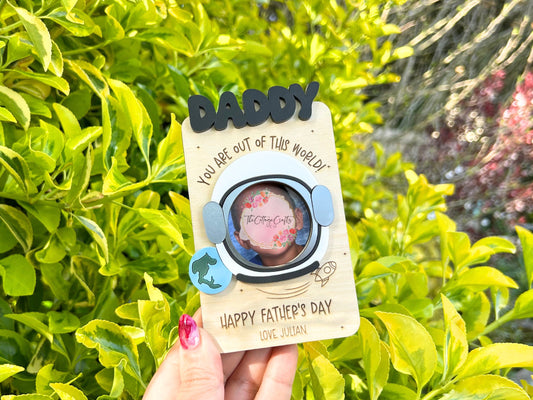 Personalized Father’s Day Gift, Father's Day Picture Frame, Father's Day Fridge Photo Magnet,Photo Frame,Gift for Dad,Gift for Grandpa