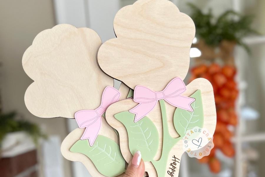 First Mother’s Day Handprint Gift, Personalized Mother’s Day  Gift, Mother's Day Craft, Keepsake Gift,DIY HandPrint, Birth flower Sign