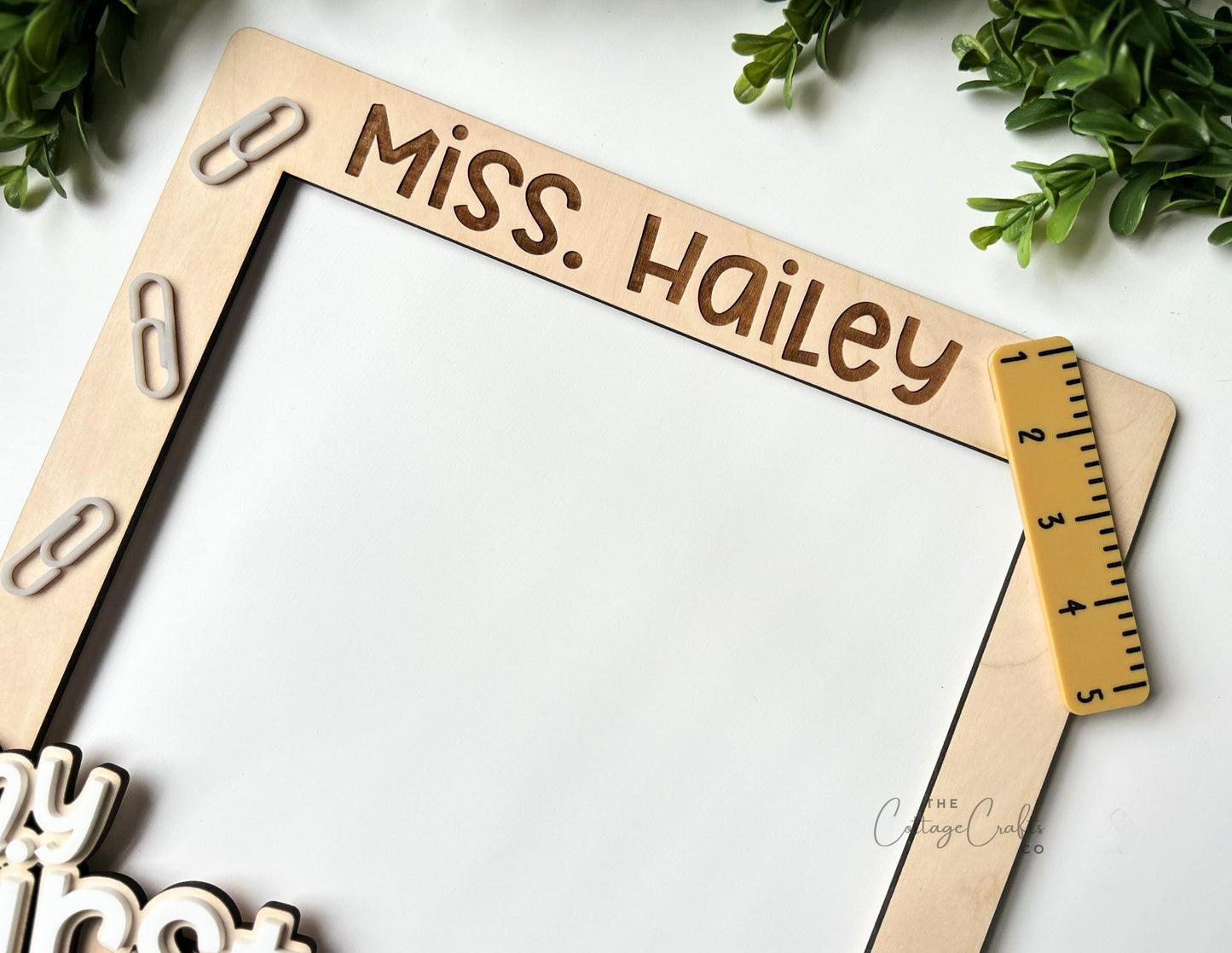 Teacher Classroom Photo Frame, Photo Prop, First Day of school,Photo Frame,Class Photo Prop, Classroom Decor, First Day, Last Day, 100th Day
