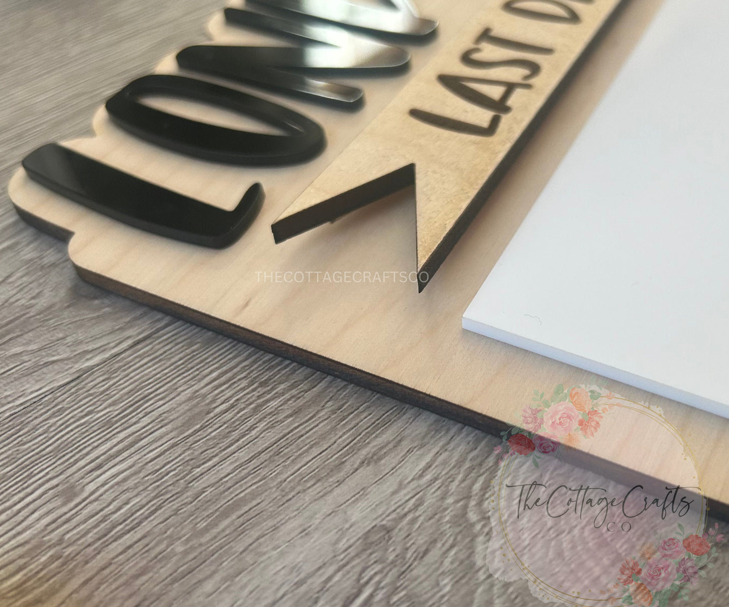 Personalized First & Last Day of School Sign: Photo Prop