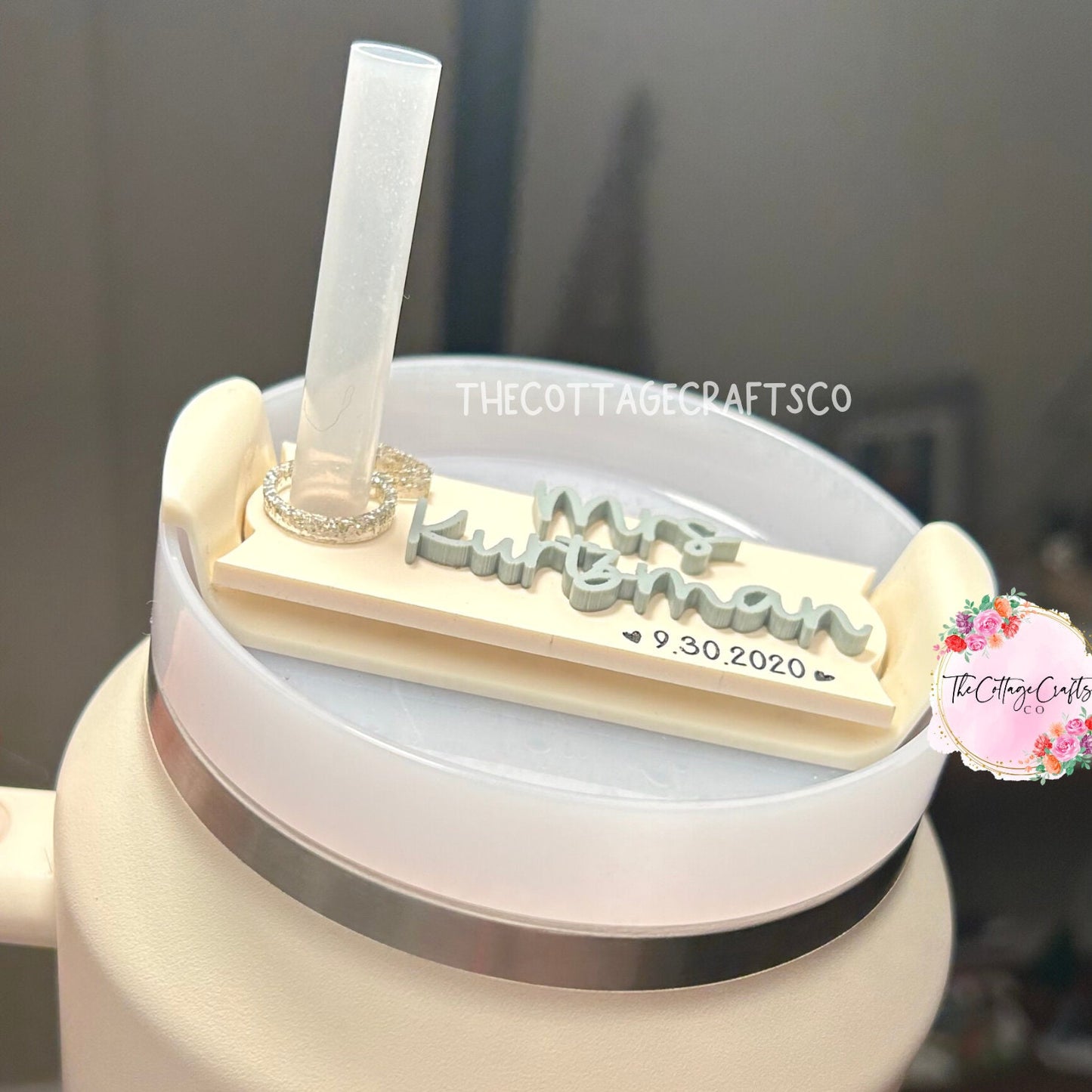 Bride To Be Tumbler Tag: Personalized Acrylic Bridal Gift