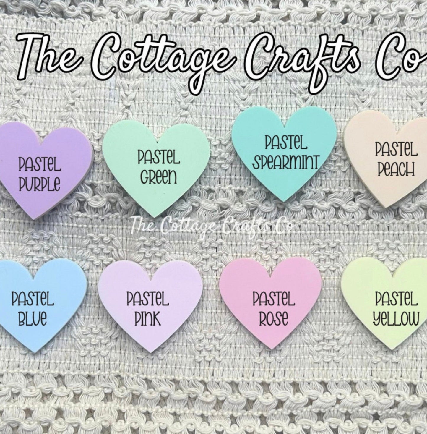 Personalized Iridescent Acrylic Heart Tag: Valentine's Day Basket Gift